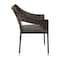 Flash Furniture Espresso PE Rattan Wicker Patio Dining Chair, 2PK 2-TT-TT02-ESP-GG - alternate 6